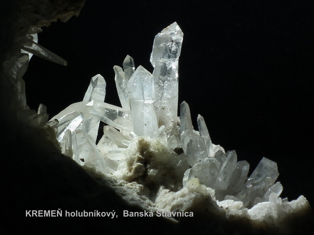 Scepter quartz, Banská Štiavnica - Šobov